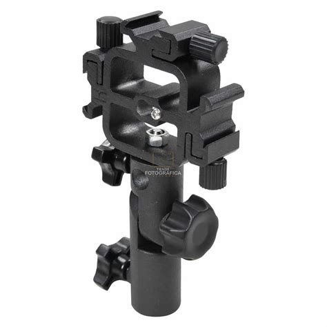 Bracket rótula triple Hot shoe Tienda Fotográfica Ecuador