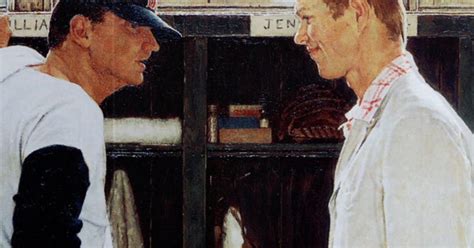 How Norman Rockwell Drafted His Rookie Cbs News
