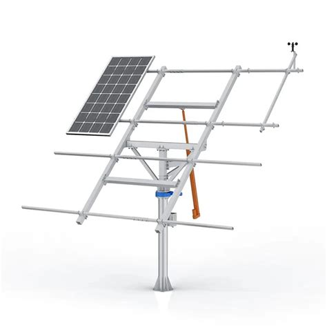 Kw Dual Axis Solar Tracker Slew Drives Solar Tracking Bracket System