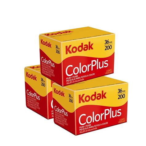 3 X KODAK ColorPlus 200 Film Pack 135 (36 Exposures) - £11.99 | PicClick UK