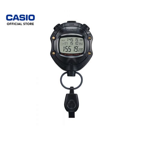Casio HS-80TW-1 Black Stopwatch | Lazada