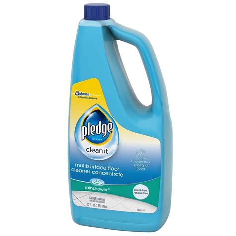 Pledge Multisurface Floor Cleaner Concentrate Rainshower 32 Fl Oz