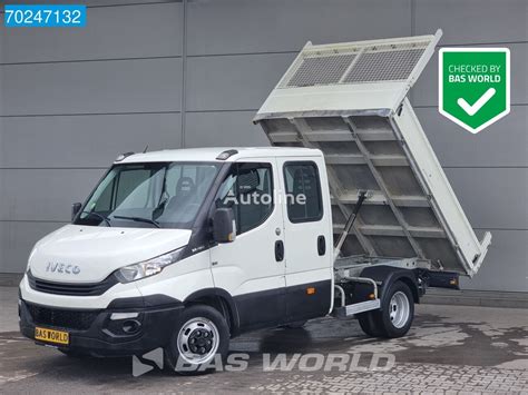 IVECO Daily 35C12 Kipper Dubbel Cabine Airco Cruise 3500kg Trekhaak Ti