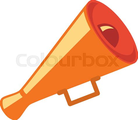 Megaphone Icon In Flat Style Design Element For Poster Card Banner