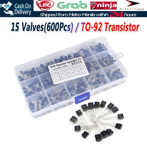 Fast Delivery600pcs To 92 Transistor Assortment Assorted Kit 15 Types