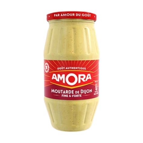 อโมรา ดีจองมัสตาร์ด 430 กรัม Dijon Mustard 430g Amora Brand Lazada