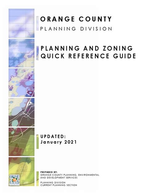 Orange County: Planning and Zoning Quick Reference Guide | PDF | Zoning ...
