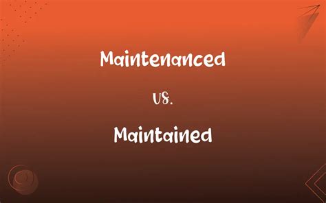 maintenanced  maintained mastering  correct spelling