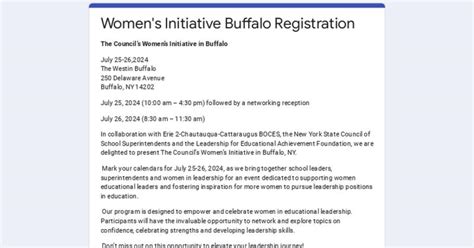Lynne Rutnik On Linkedin Womens Initiative Buffalo Registration