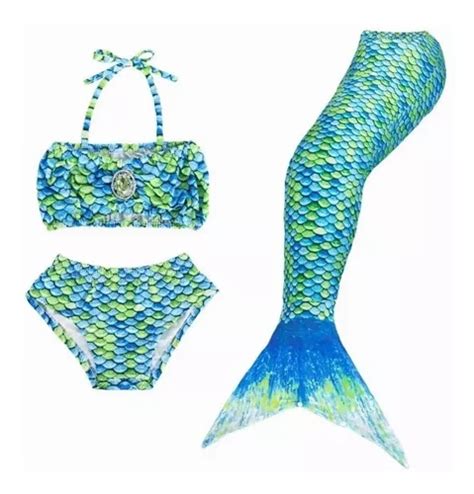 Ni A Piezas Bikini Traje De Ba O Dise O Cola Sirena Meses Sin Inter S