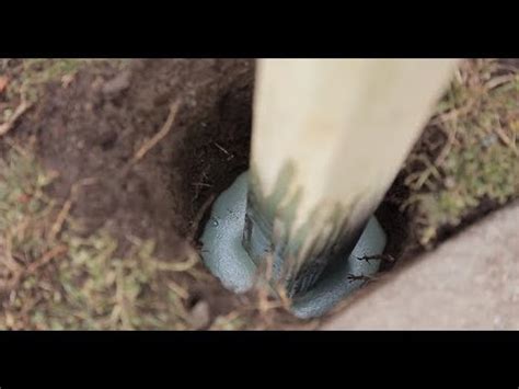 Sika® Post Fix Fence Post Mix - YouTube