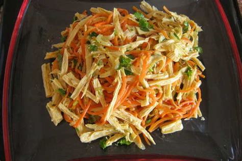 Китайский салат с соевой спаржей(ТТК7891) технологическая карта