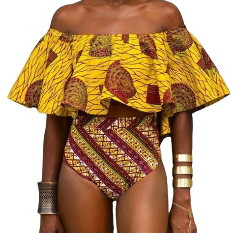 Royalty Ruffles Off Shoulder Bikini That Ankh Life