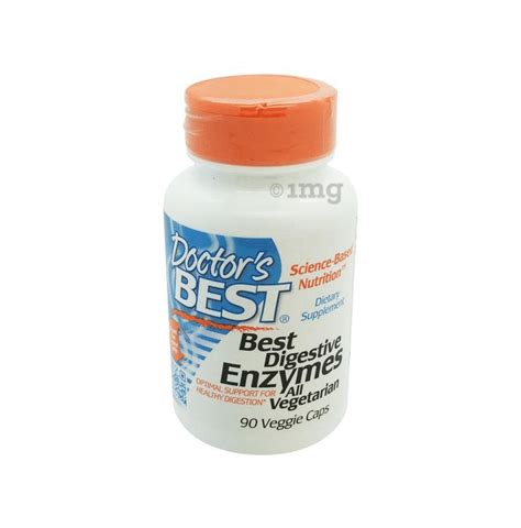 Doctor's Best Digestive Enzymes Veggie Capsule | For Healthy Digestion ...