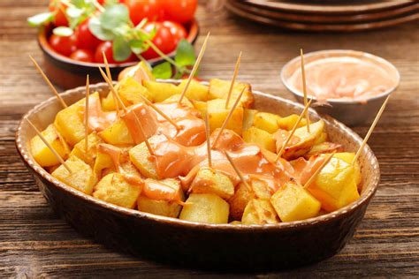 Spanische Kartoffel Tapas Patatas Bravas Rezepte Suchen