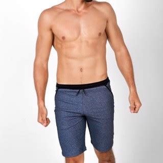 Quần bơi nam màu xanh jean P P Bikini Thương hiệu đồ bơi nữ đồ bơi