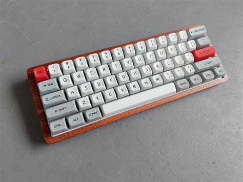 Wooden Case Gk Zealios V G Custom Mechanical Keyboard Hot Swappable Computers Tech