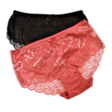 Satin Lace Bikini Panty Uhq