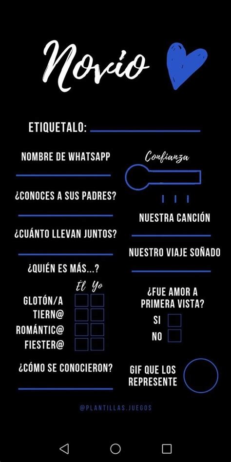 Pin De Victoria Bautista En Story Ideas Cuestionario De Parejas