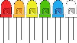 LED funcionamento cores e ligações Esquemas Eletronica PT