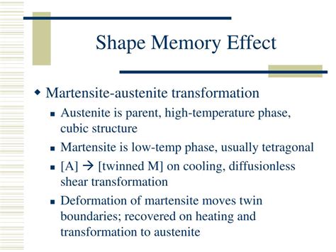 Ppt Shape Memory Alloys Powerpoint Presentation Free Download Id