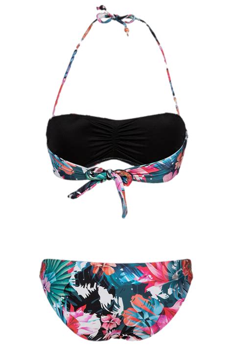 ᐉ Купальник женский Arena BIKINI BANDEAU ALLOVER р 40 Разноцветный 005955 800 40 Купить в