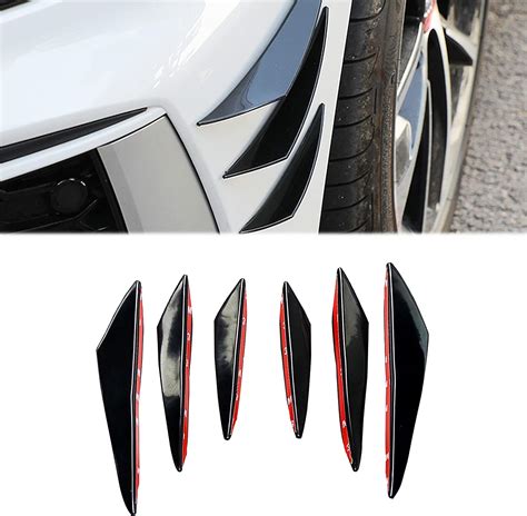 Amazon Sodcay Pcs Car Spoiler Bumper Lip Front Splitter Auto