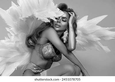 Beautiful Sexy Blonde Woman Elegant Lingerie Stock Photo Shutterstock