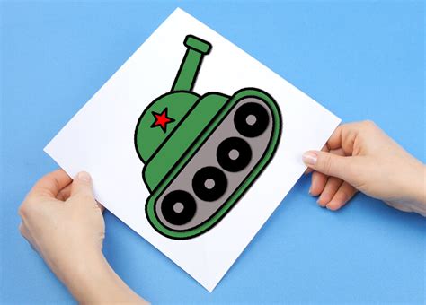 Аппликация танк шаблоны распечатать