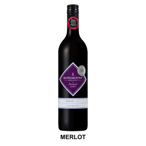 Rosemount Estate Diamond Label Merlot Wine Depot