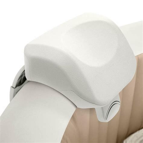 Intex E Purespa Cushioned Foam Headrest Pillow Hot Tub Spa Accessory White For Sale From