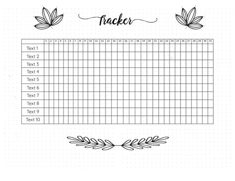 Bullet Journal Tracker Ideas | FREE Printable Templates