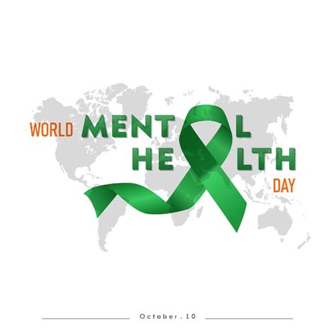 Premium Vector World Mental Health Day Raising Awareness Of Mental