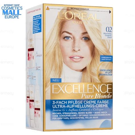 боя за коса L Oreal Excellence Pure Blonde цвят ултра светло естествено русо Ultra Light