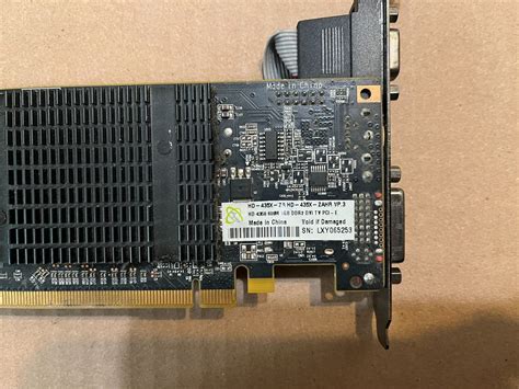 XFX AMD RADEON HD 4350 600M 1GB DDR2 PCIE DVI TV VIDEO CARD HD-435X-ZA ...