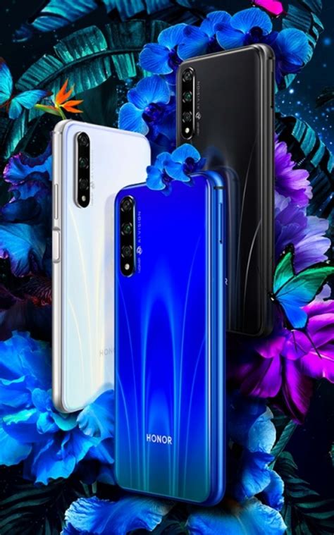 Honor 20S ปล่อยภาพเรนเดอร์อย่างเป็นทางการ ยืนยันสีที่จะวางขาย และกล้อง ...