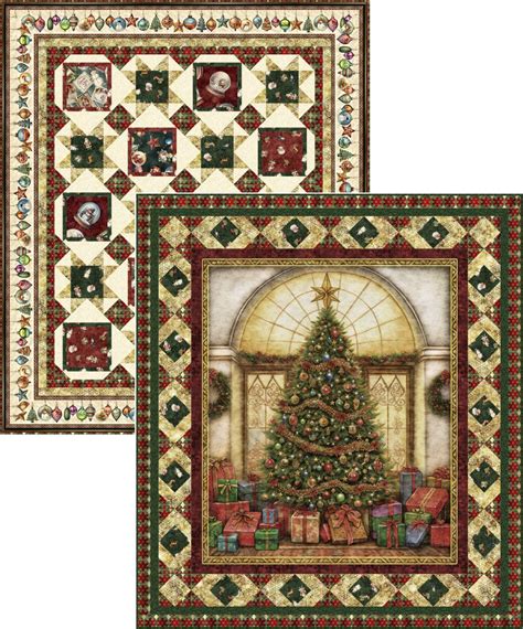 Ornamental Christmas Quilt Pattern Pine Tree Country Quilts