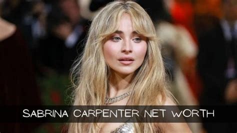 Sabrina Carpenter Net Worth: How Much Money Does Sabrina Have? - Invest