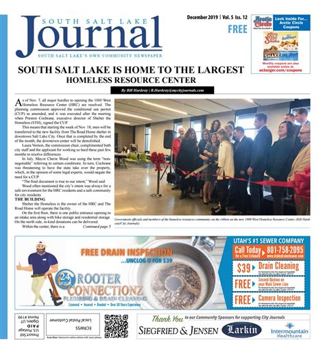 South Salt Lake City Journal DEC 2019 by The City Journals - Issuu