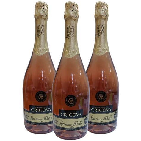 Шампанское Лакрима Дулче розовое сладкое 0.75л