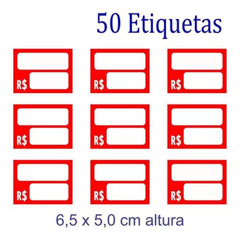 Etiqueta Pre O Pvc Plaquinha Edit Vel Vitrine Loja Ref