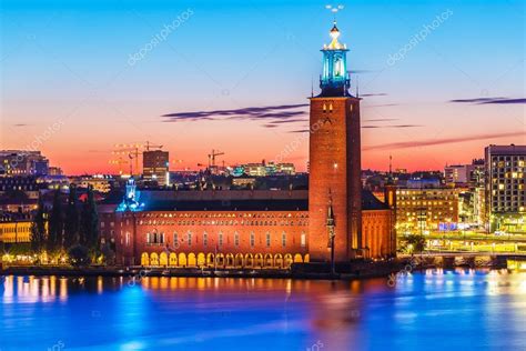 Stadshuset I Stockholm Sverige — Stockfotografi © Scanrail 95129438