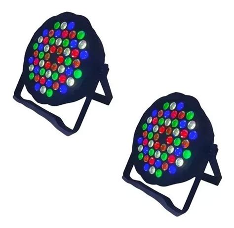 Kit Refletor Par Led Rgb Bivolt Dmx Digital Strobo Frete Gr Tis