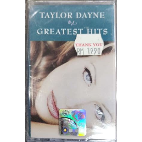 Taylor Dayne Greatest Hits Cassette Shopee Malaysia