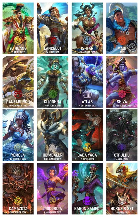 Smite Gods Gods Original Design X Their Current Design Part 2