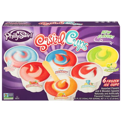 Save On Phillyswirl Swirl Cups Original Assorted Flavors 6 Ct Order Online Delivery Giant