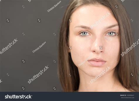 Portrait Head Shot Blond Model Naked Stock Photo 192090641 Shutterstock