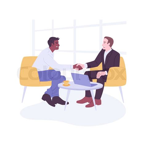 Investing in a hedge fund isolated cartoon vector illustrations