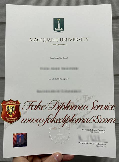 Get Macquarie University diploma, buy fake Macquarie University degree