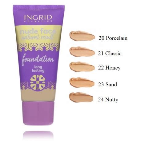 Ingrid Nude Face Natural Result Foundation meigipõhi